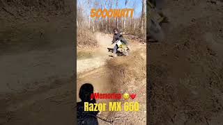 5000w Razor Mx 650  Pit Bike Track [upl. by Hotchkiss]