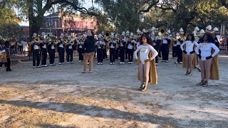 Greenville High School Marching Band 2024 Pre Orpheus Parade In New Orleans [upl. by Anisirhc]