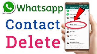 How To Delete WhatsApp Contact  Remove Whatsapp Contact [upl. by Dahsra541]