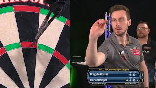 Florian Hempel vs Dragutin Horvat  HYLO PDC Europe Super League 2021 Halbfinale [upl. by Eiveneg]