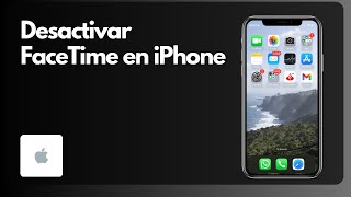 Cómo desactivar FaceTime en iPhone [upl. by Ecinrev]