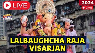 Live Ganpati Visarjan 2024  Lalbaugcha Raja Visarjan 2024  Maharashtra Ganesh Visarjan 2024 Live [upl. by Lama]