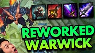 FULL ON HIT REWORKED WARWICK  PBE League of Legends With Friends [upl. by Haya]