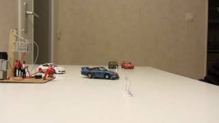 Toy cars moving with magnets [upl. by Cloris249]