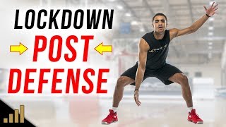 How to STOP BIG AND TALL POST PLAYERS Basketball Defense Secrets to Become a LOCKDOWN DEFENDER [upl. by Atokad6]