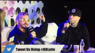 COMO COMPONEN SUS CANCIONES NICKY JAM Y J BALVIN  PREMIOS BILLBOARD [upl. by Iram]