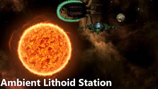 Lithoid Station  Stellaris Ambient Sounds and Music [upl. by Nywra]