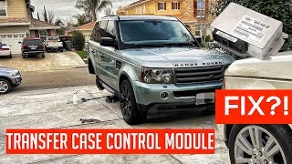 Range Rover Sport Transfer Case Control Module FIX  HDC Fault Transmission Fault [upl. by Noied]