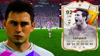 92 Golazo Icon Lampard Player Review  EA FC 24 [upl. by Ardnahsal]