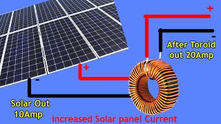 How to increase Solar panel AmpereHow to increase Solar current [upl. by Elletnohs888]