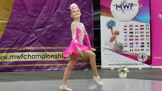 Majorettes LÖFAN Mazsorett  baton solo cadet  Liberec 2024  Majorette Championship MWF [upl. by Irrek]