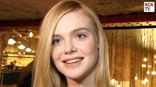 Elle Fanning Interview The Neon Demon Premiere [upl. by Allesiram]