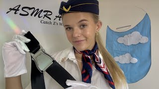 Welcome Aboard ASMR Airlines Catch Zs While Overseas ✈️☁️💤 [upl. by Akinit]