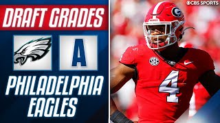 2023 NFL Draft Recap Philadelphia Eagles FULL DRAFT GRADE  CBS Sports [upl. by Linsk]