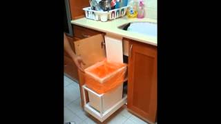 Automatic Kitchen Trash Can  Ikea hack [upl. by Prussian]