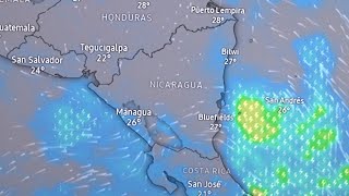 Ineter pronostica una semana menos acalorada por Onda Tropical No 28 [upl. by Otrepur]