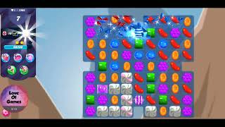 Candy crush Saga Level 1908  No booster  NIGHTMARISHLY HARD LEVEL Love Of Games [upl. by Anier]