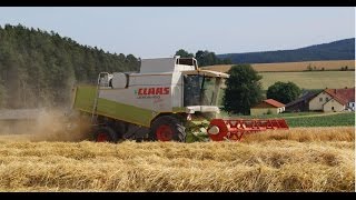 CLAAS Lexion 450 beim Wintergerste dreschen [upl. by Ahscrop]