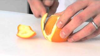 How to peel a citrus fruit [upl. by Guild]