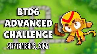 BTD6 Advanced Challenge Extremely Strong MOABs September 6 2024 [upl. by Ytrebil]