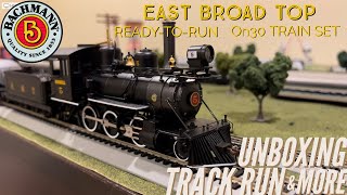 Bachmann Spectrum East Broad Top Freight Set  25025 I On30 Scale Model Train I Unboxing amp Track Run [upl. by Lehctim647]