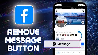 How to Remove MESSAGE BUTTON on Facebook 2024 Hide Facebook Message Button [upl. by Yttel905]