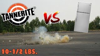 1012 lbs Of TANNERITE DESTROYS REFRIGERATOR [upl. by Sommer]