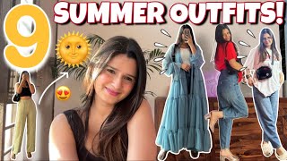 9 Outfits I’m Loving This Summer💕High Waist JeansOversized TShirtsTrendy Shrug  Rupal Yadav [upl. by Kurtz]