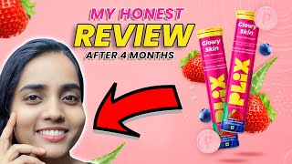 Plix Glutathione Glowy Skin Tablets Review Unveiling 4 Months Results [upl. by Jecho587]