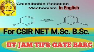 Chichibabin Reaction In English MSc BSc CSIR NET JEE NEET Suraj Pandey [upl. by Attaynik]