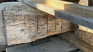 Pine and Oak Hand Hewn Beams [upl. by Kilah]