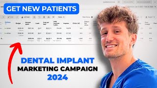 How To Run Facebook Ads For Dentists Dental Implant Case Study [upl. by Sldney279]