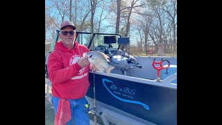 Lake Richland Chambers Crappie Fishing [upl. by Akerahs]