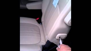 Chevy Traverse Seats Second Row Movement [upl. by Tavie]