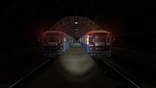 Garrys Mod Metrostroi  81717 Номерной по ЛюблинскоДмитровская линии С другом [upl. by Airret]