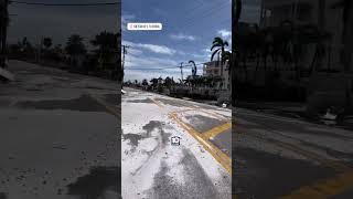 First images of Siesta Key official landfall location of hurricanemilton [upl. by Gaut]