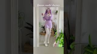 Korean model dresses 2024shortsfeed fashion meeshoandflipkarthaul dress korean [upl. by Eliam]