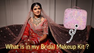 What is in my BRIDAL MAKEUP KIT  After Marriage Vanity Essentials amp more  Kashika [upl. by Aubry283]