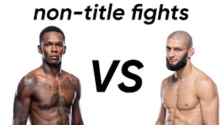 Most Competitive NonTitle Fight In Every UFC Weight Class [upl. by Alrick]