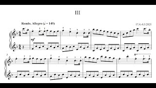 Sonatine op12 III Rondo Allegro [upl. by Mcgannon]