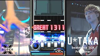 【凄技】beatmania IIDX（音ゲー）プロ選手の神プレイがヤバい！！2017・2018年世界チャンピオン UTAKA [upl. by Atse]