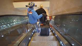 Sweden Stockholm Arlanda Airport Terminal 5 5X escalator [upl. by Ydner]