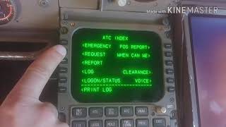 CPDLC Cruise climb  CONTROLER PILOT DATA LINK COMMUNICATION [upl. by Ailad341]