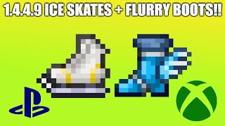 Terraria 1449 How To Find Ice Skates And Flurry Boots PS4PS5XBox [upl. by Fries]