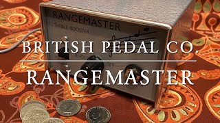 RANGEMASTER  BRITISH PEDAL COBPC Treble Booster [upl. by Colly230]