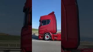 SCANIA S770 V8 open pipe engine sound [upl. by Anitniuq]