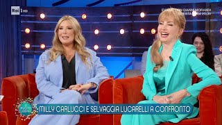 LucarelliCarlucci quotNon abbiamo mai litigato tra noiquot  Da noi a ruota libera 020624 [upl. by Annuahsal]