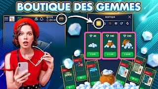 💎GEMMES DANS LA BOUTIQUE expliquées  VIP Belote Tutoriel 💎 [upl. by Asseret]