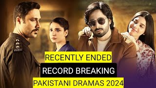 Top 9 Recently Ended Record Breaking Pakistani Dramas 2024 [upl. by Thistle]