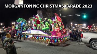 Morganton NC Christmas Parade 2023 Highlights  Floats Bands Fire Engines and More [upl. by Ellebyam712]